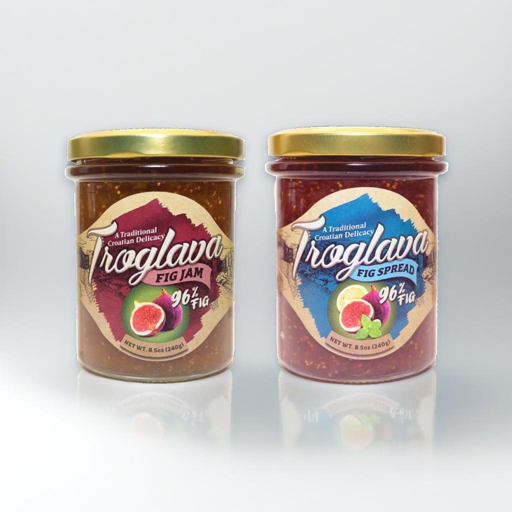 Croatian Fig Jam/Spread Combo | 96% Fig | Troglava